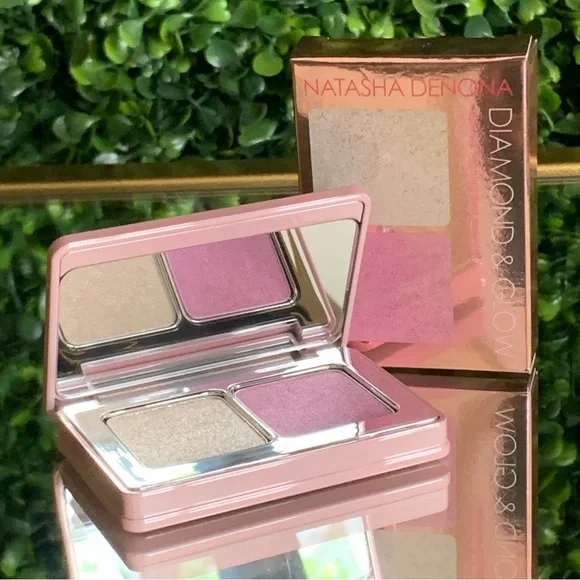 Natasha Denona DIAMOND & GLOW Duo Blush & Highlighter Powder | NEW | BNIB | ND - Picture 4 of 14